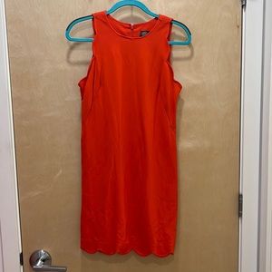 Vince Camino Scallop Edge Dress